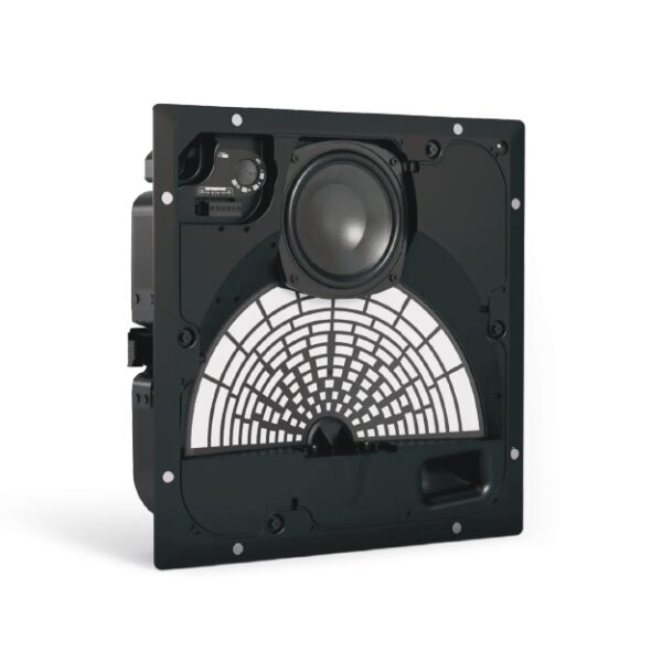 Bose professional EdgeMax EM180-LP haut-parleur de plafond avec technologie PhaseGuide, couverture horizontale de 180°, conçu pour les espaces commerciaux et les installations à plafond bas.