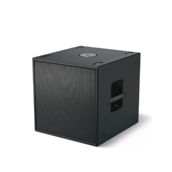 Bose Professional AMS115 subwoofer vue de gauche pour sonorisation professionnelle au Maroc, transducteur 15 pouces et basses puissantes