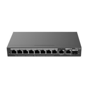 Switch PoE 10 Ports RG-ES210GS-P Ruijie avec 8 ports PoE+ et gestion cloud