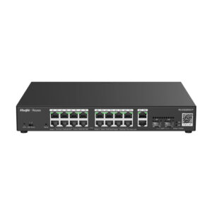 Switch PoE 20 Ports RG-ES220GS-P Ruijie pour PME, hôtels et vidéosurveillance