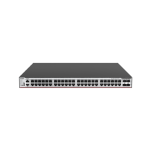 Image du switch Ruijie RG-CS85-48GT4XS-HPD, un commutateur d'agrégation Layer 3 avec 48 ports PoE haute densité et uplinks 10G.
