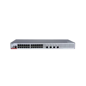 Vue de face du Ruijie Switch Couche 3 PoE+ 24 Ports RG-CS83-24GT4XS-P avec 4 uplinks 10GE.